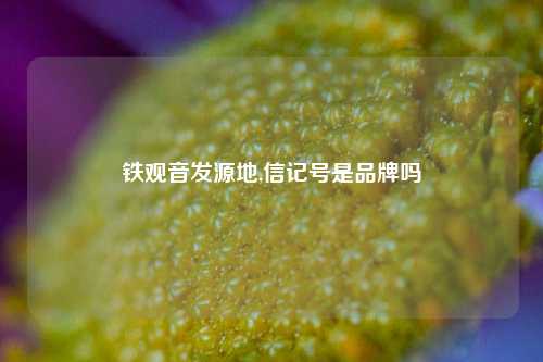 铁观音发源地,信记号是品牌吗