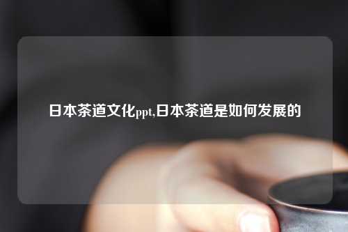 日本茶道文化ppt,日本茶道是如何发展的
