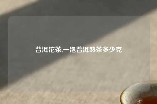 普洱沱茶,一泡普洱熟茶多少克