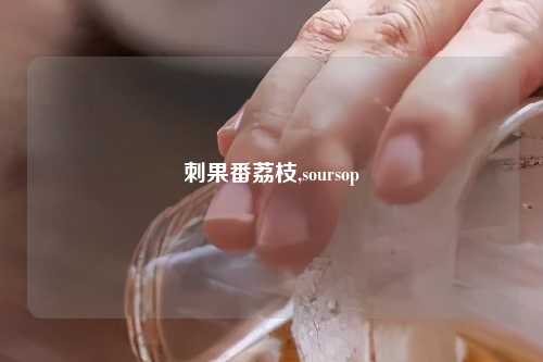 刺果番荔枝,soursop