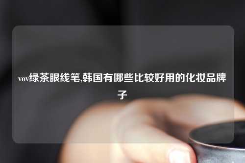 vov绿茶眼线笔,韩国有哪些比较好用的化妆品牌子
