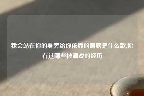 我会站在你的身旁给你依靠的肩膀是什么歌,你有过哪些被调戏的经历