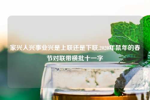 家兴人兴事业兴是上联还是下联,2020年鼠年的春节对联带横批十一字