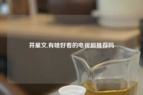 井星文,有啥好看的电视剧推荐吗