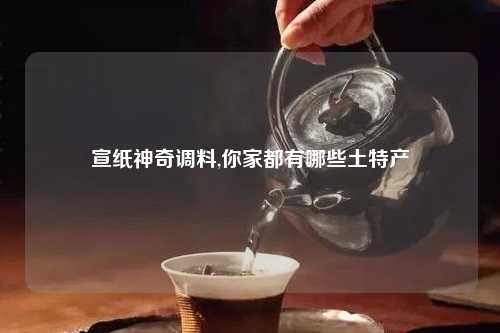 宣纸神奇调料,你家都有哪些土特产