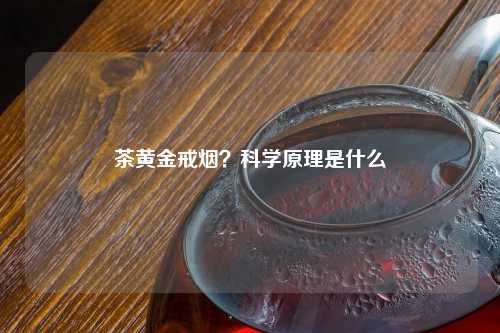 茶黄金戒烟？科学原理是什么