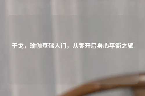 于戈，瑜伽基础入门，从零开启身心平衡之旅