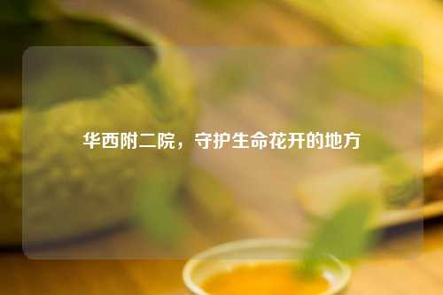 华西附二院，守护生命花开的地方