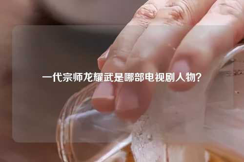 一代宗师龙耀武是哪部电视剧人物？