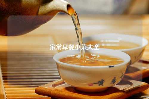 家常早餐小菜大全