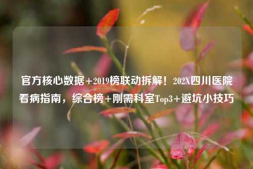 官方核心数据+2019榜联动拆解！202X四川医院看病指南，综合榜+刚需科室Top3+避坑小技巧