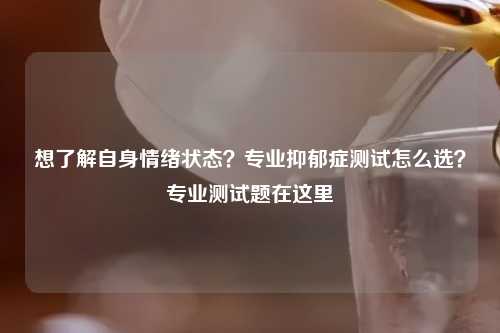 想了解自身情绪状态？专业抑郁症测试怎么选？专业测试题在这里