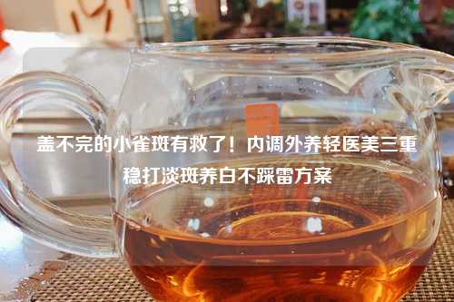 盖不完的小雀斑有救了！内调外养轻医美三重稳打淡斑养白不踩雷方案