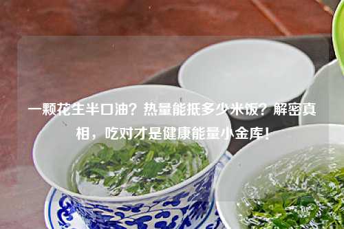 一颗花生半口油？热量能抵多少米饭？解密真相，吃对才是健康能量小金库！