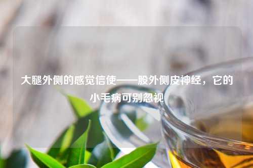 大腿外侧的感觉信使——股外侧皮神经，它的小毛病可别忽视