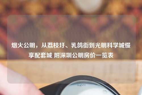 烟火公明，从荔枝圩、乳鸽街到光明科学城慢享配套城 附深圳公明房价一览表