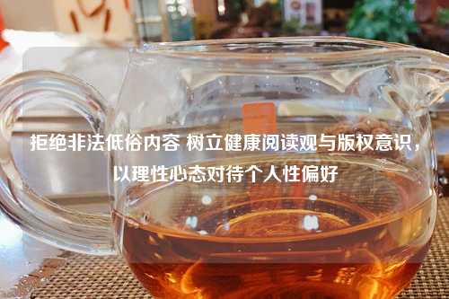 拒绝非法低俗内容 树立健康阅读观与版权意识，以理性心态对待个人性偏好