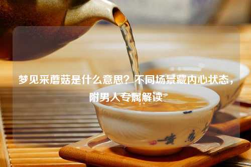 梦见采蘑菇是什么意思？不同场景藏内心状态，附男人专属解读