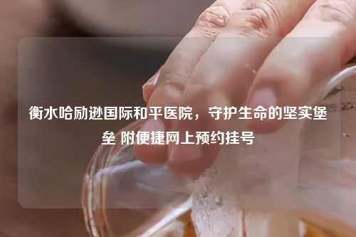 衡水哈励逊国际和平医院，守护生命的坚实堡垒 附便捷网上预约挂号