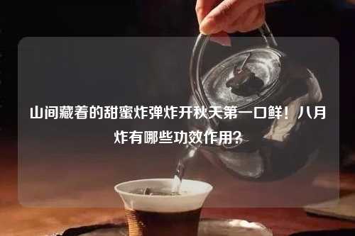 山间藏着的甜蜜炸弹炸开秋天之一口鲜！八月炸有哪些功效作用？