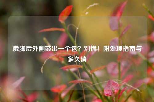 崴脚后外侧鼓出一个包?别慌!附处理指南与多久消