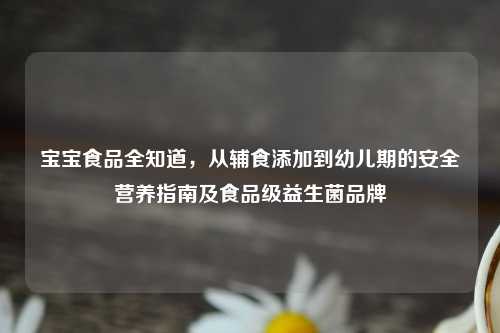 宝宝食品全知道，从辅食添加到幼儿期的安全营养指南及食品级益生菌品牌