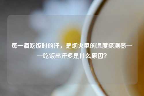 每一滴吃饭时的汗,是烟火里的温度探测器——吃饭出汗多是什么原因?