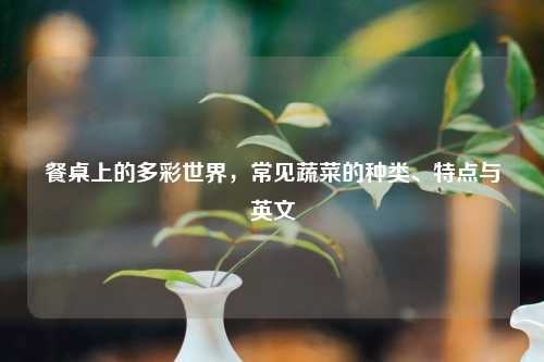 餐桌上的多彩世界,常见蔬菜的种类、特点与英文