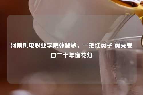 河南机电职业学院韩慧敏，一把红剪子 剪亮巷口二十年窗花灯