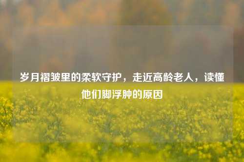 岁月褶皱里的柔软守护,走近高龄老人,读懂他们脚浮肿的原因