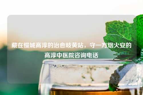 藏在慢城高淳的治愈岐黄站，守一方烟火安的高淳中医院咨询     