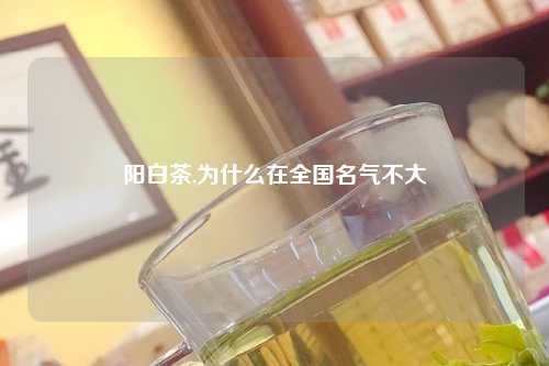 阳白茶,为什么在全国名气不大